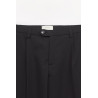MFPEN BLACK TROPICAL WOOL SERVICE TROUSERS